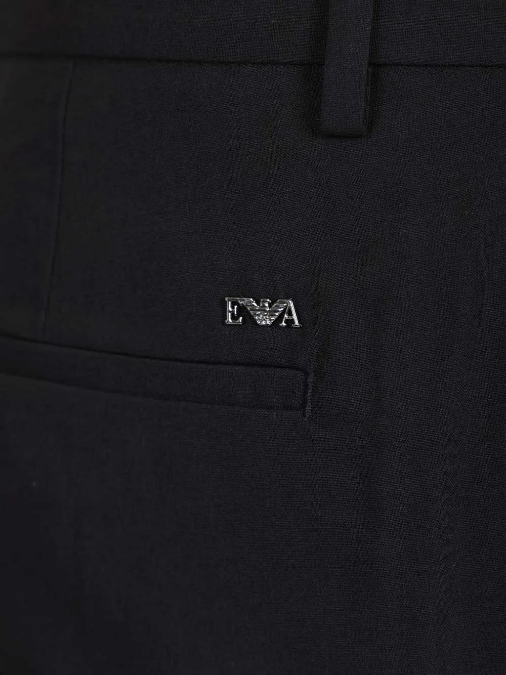 Emporio Armani Pantalon met logo Blauw