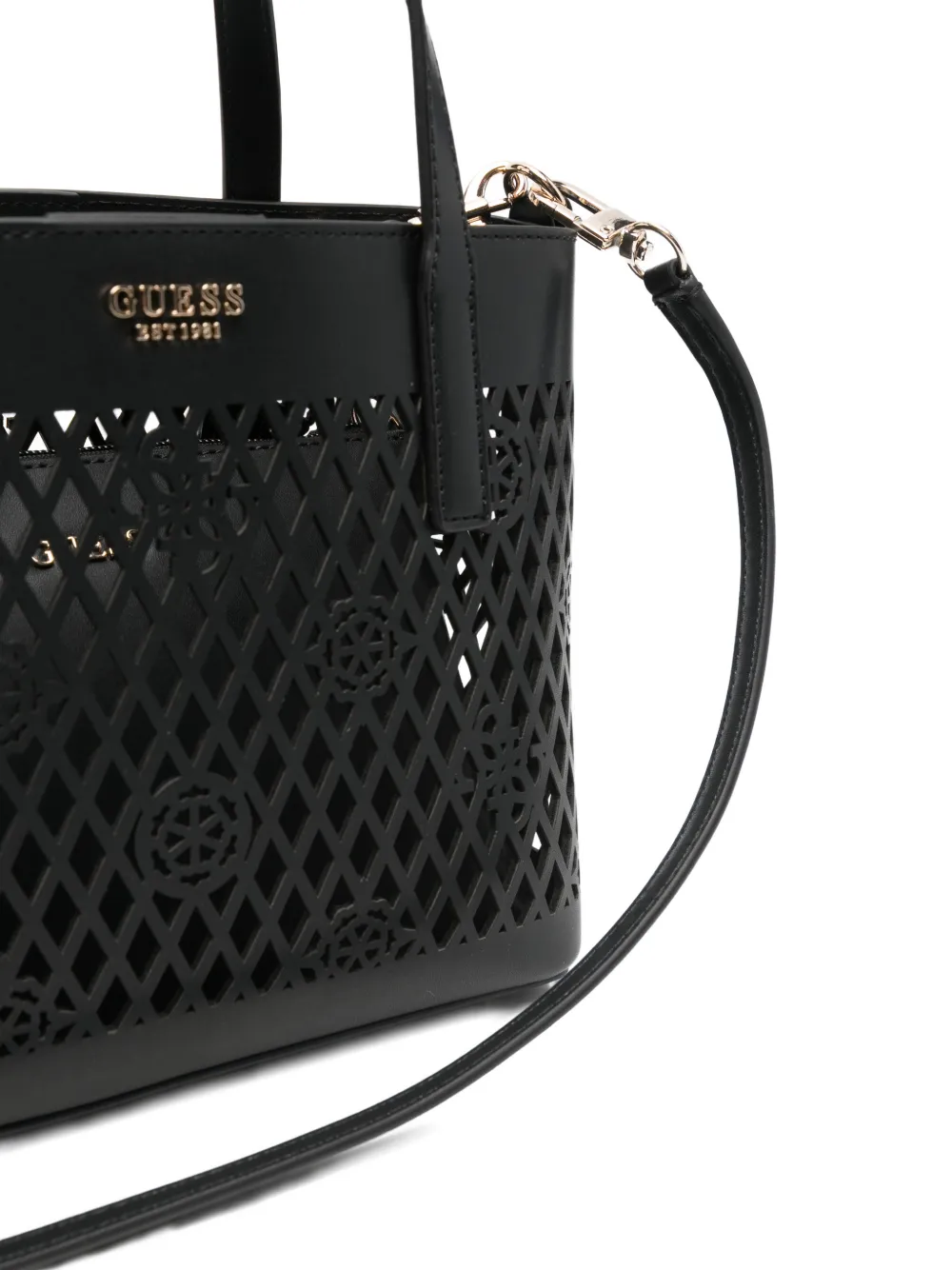 GUESS USA Letty mini-shopper Zwart