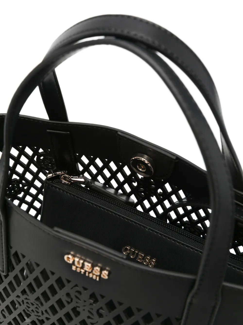 GUESS USA Letty mini-shopper Zwart