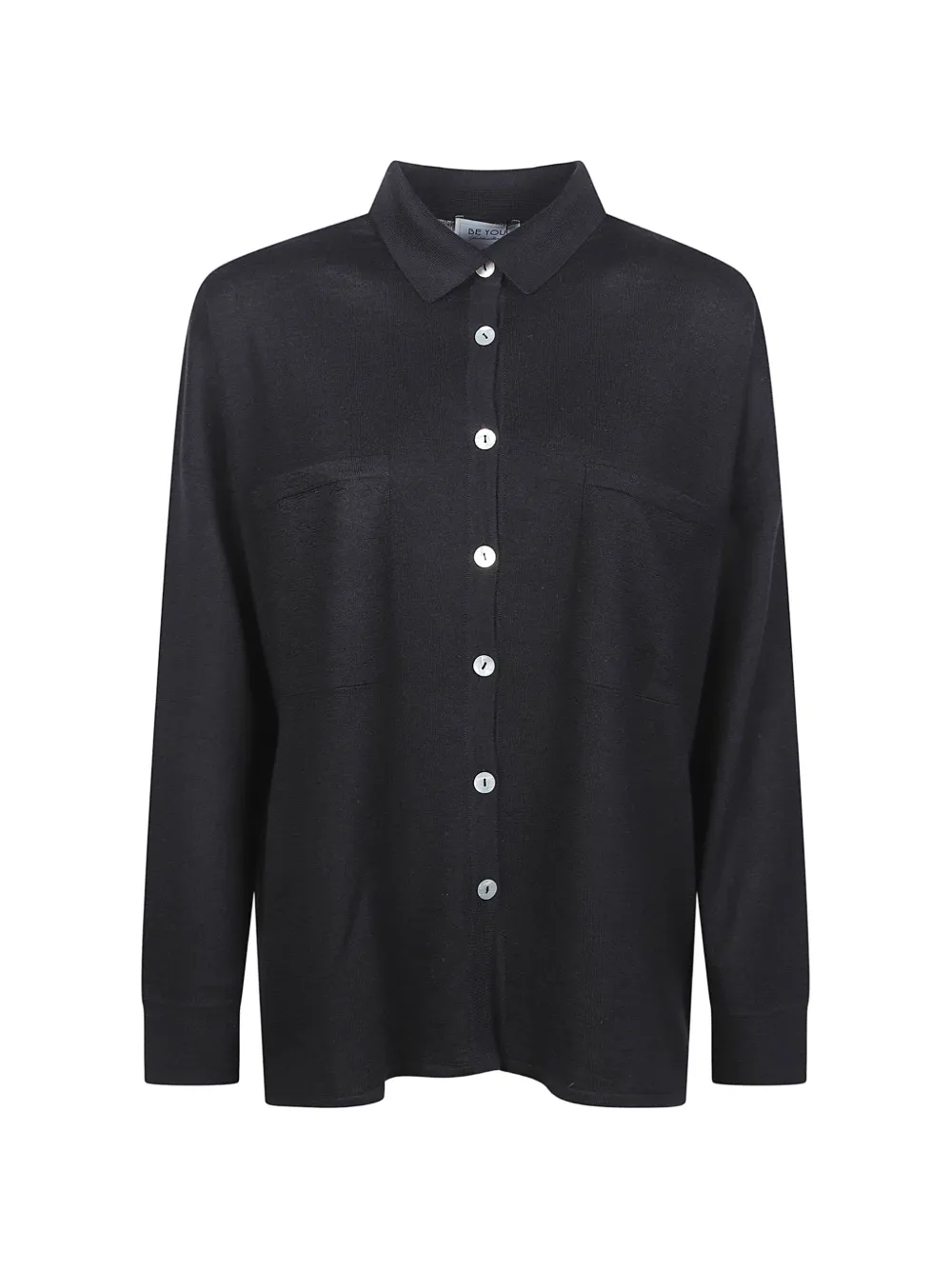 BeYou pocket button cardigan - Nero