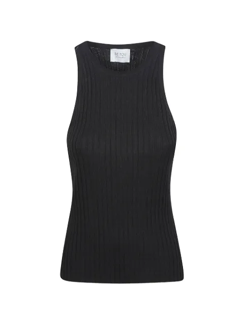 BeYou top sin mangas de canalé