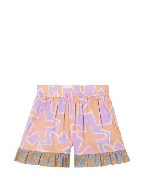 Stella McCartney Kids Shorts mit Seesterne-Print