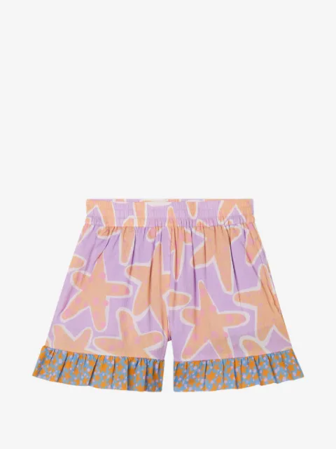 Stella McCartney Kids Short com estampa estrela do mar