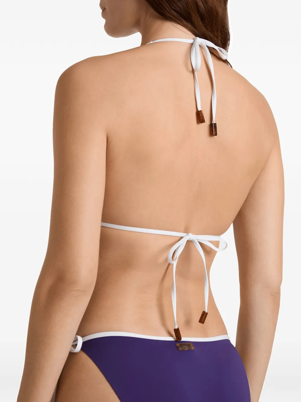  Vilebrequin Top De Bikini Con Anilla Triangular - Morado 