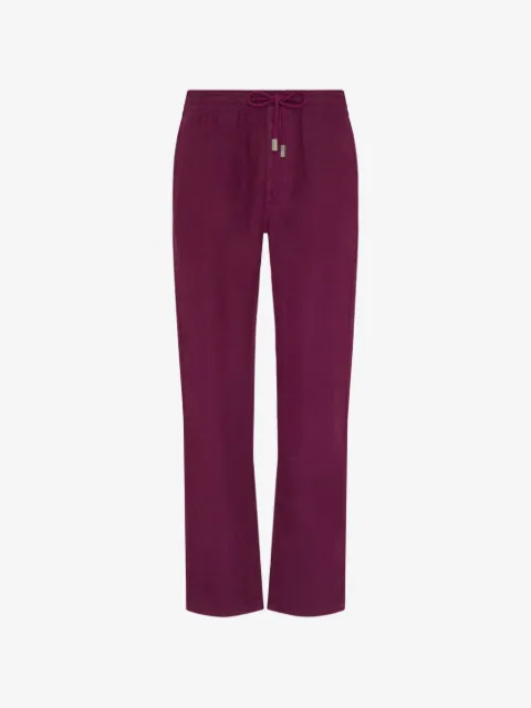 Vilebrequin drawstring comfort linen trousers