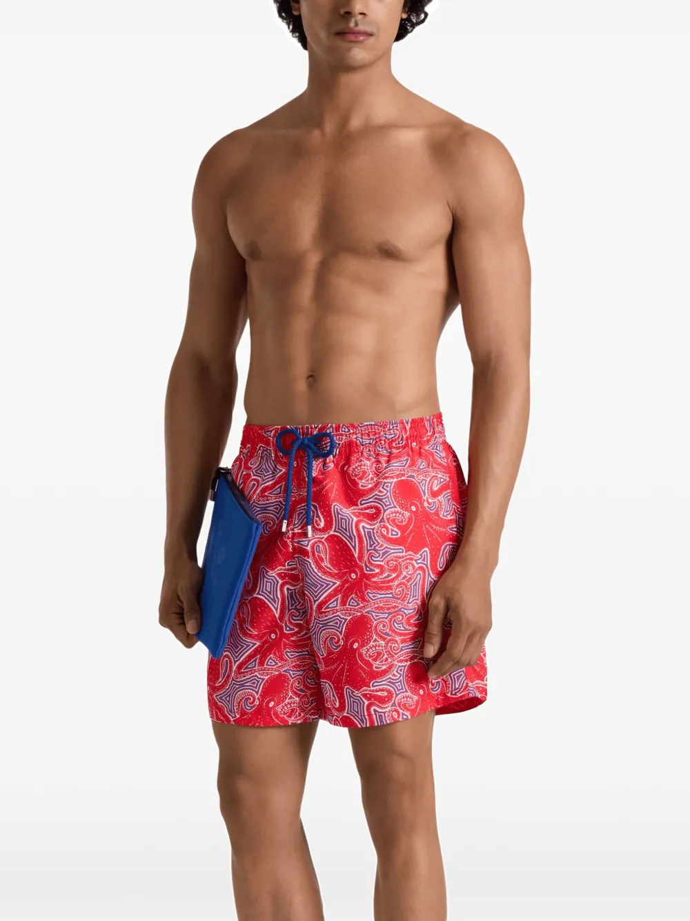 Vilebrequin Zwembroek met print Rood
