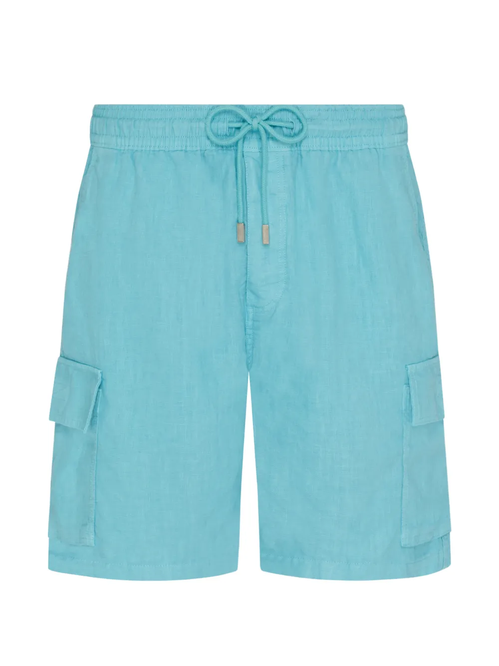 Vilebrequin cargo linen bermuda shorts - Blue