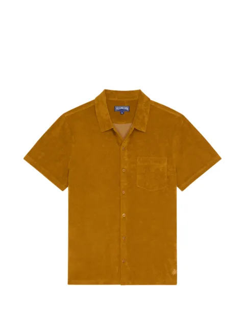 Vilebrequin short-sleeve terry bowling shirt