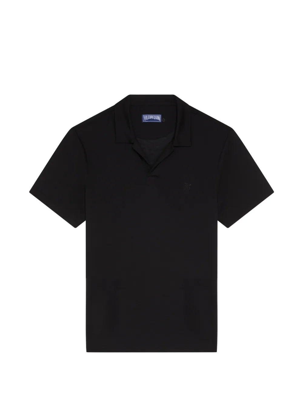 Vilebrequin Polo con logo ricamato - Nero