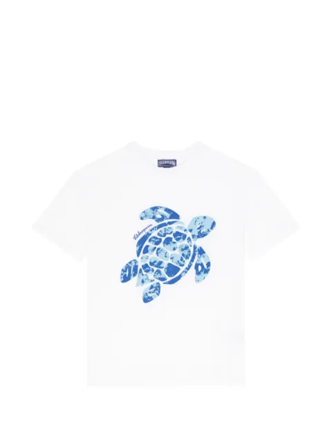 Vilebrequin Kids t-shirt à motif de tortue