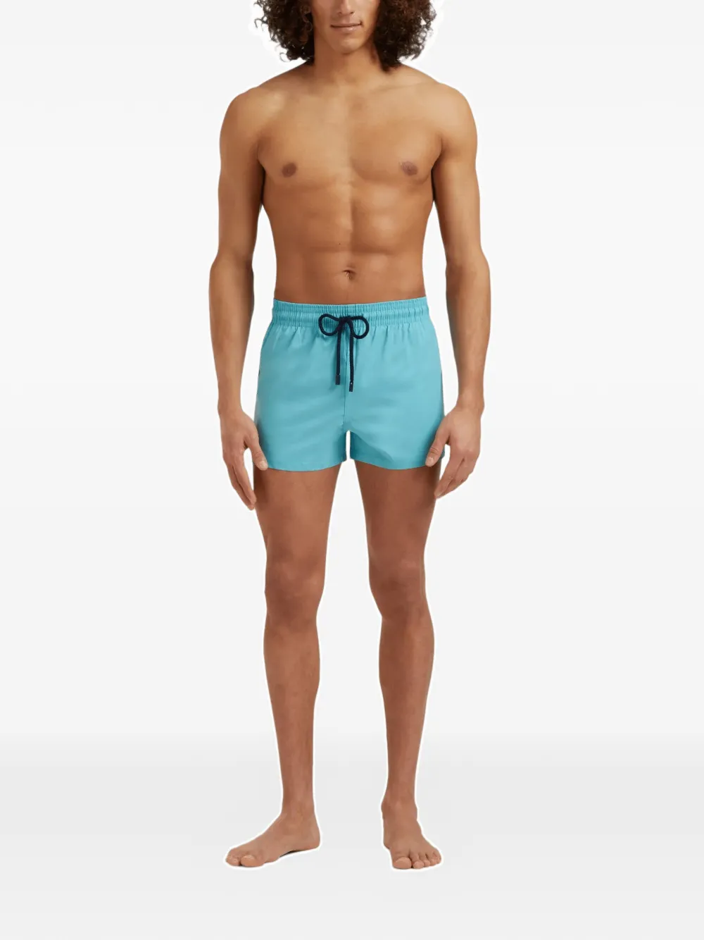 Vilebrequin Zwembroek met trekkoord Blauw