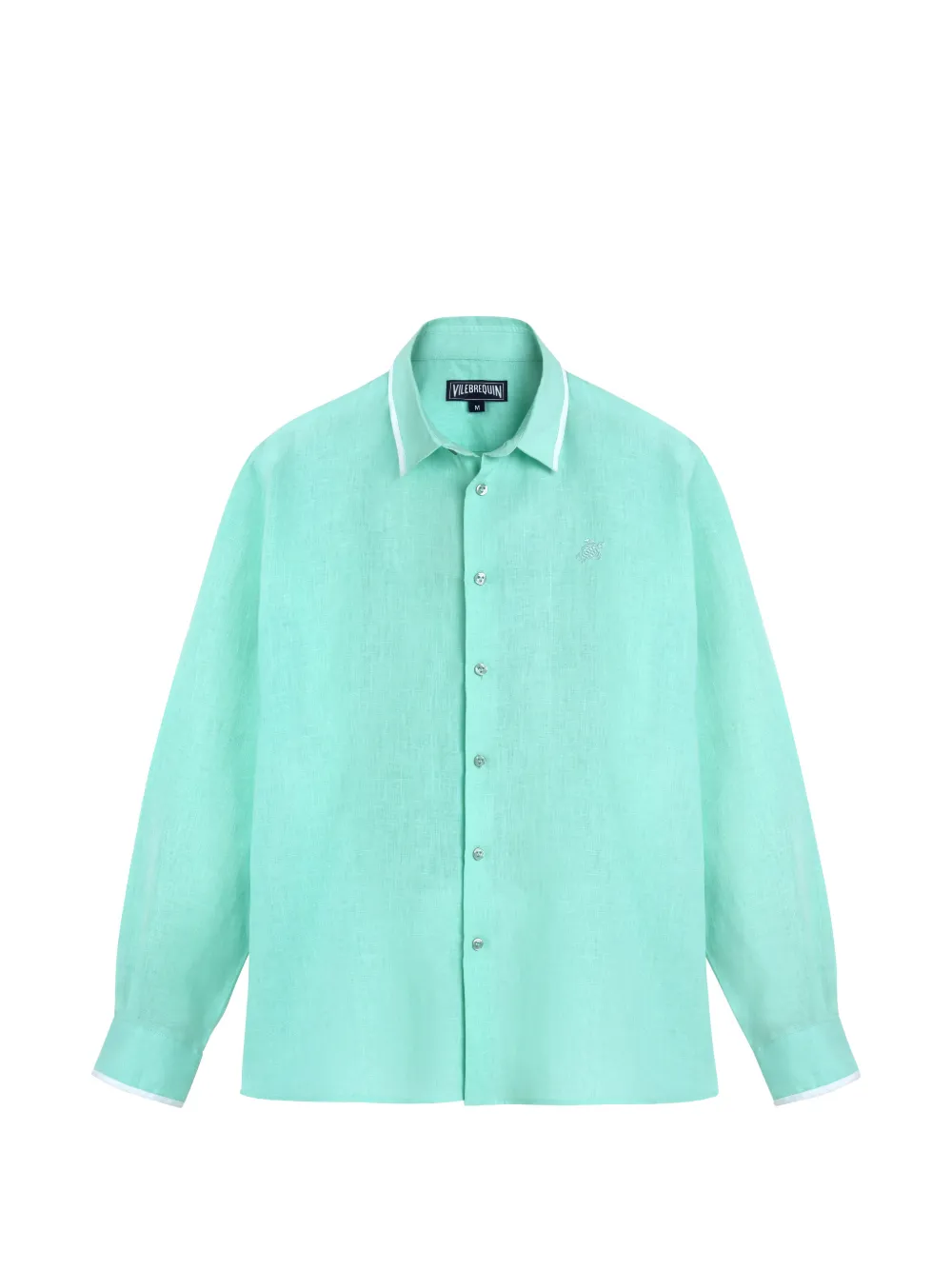 Vilebrequin long-sleeved linen shirt - Grün
