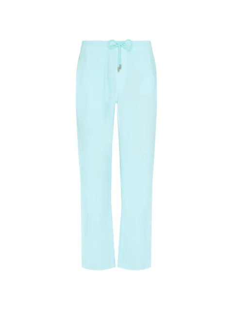 Vilebrequin drawstring-waist linen trousers