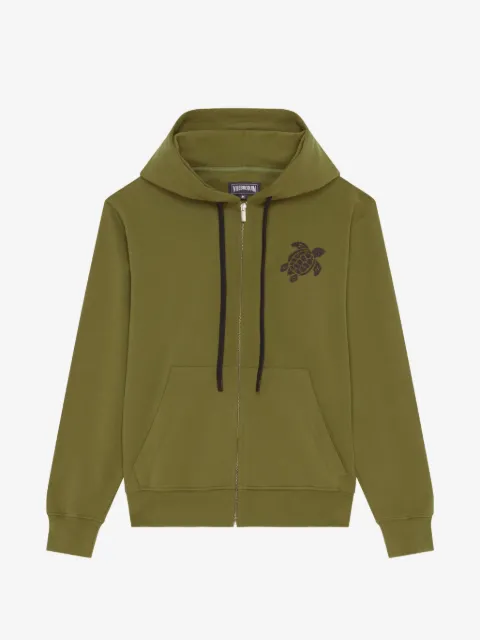 Vilebrequin embroidered zip-up hoodie