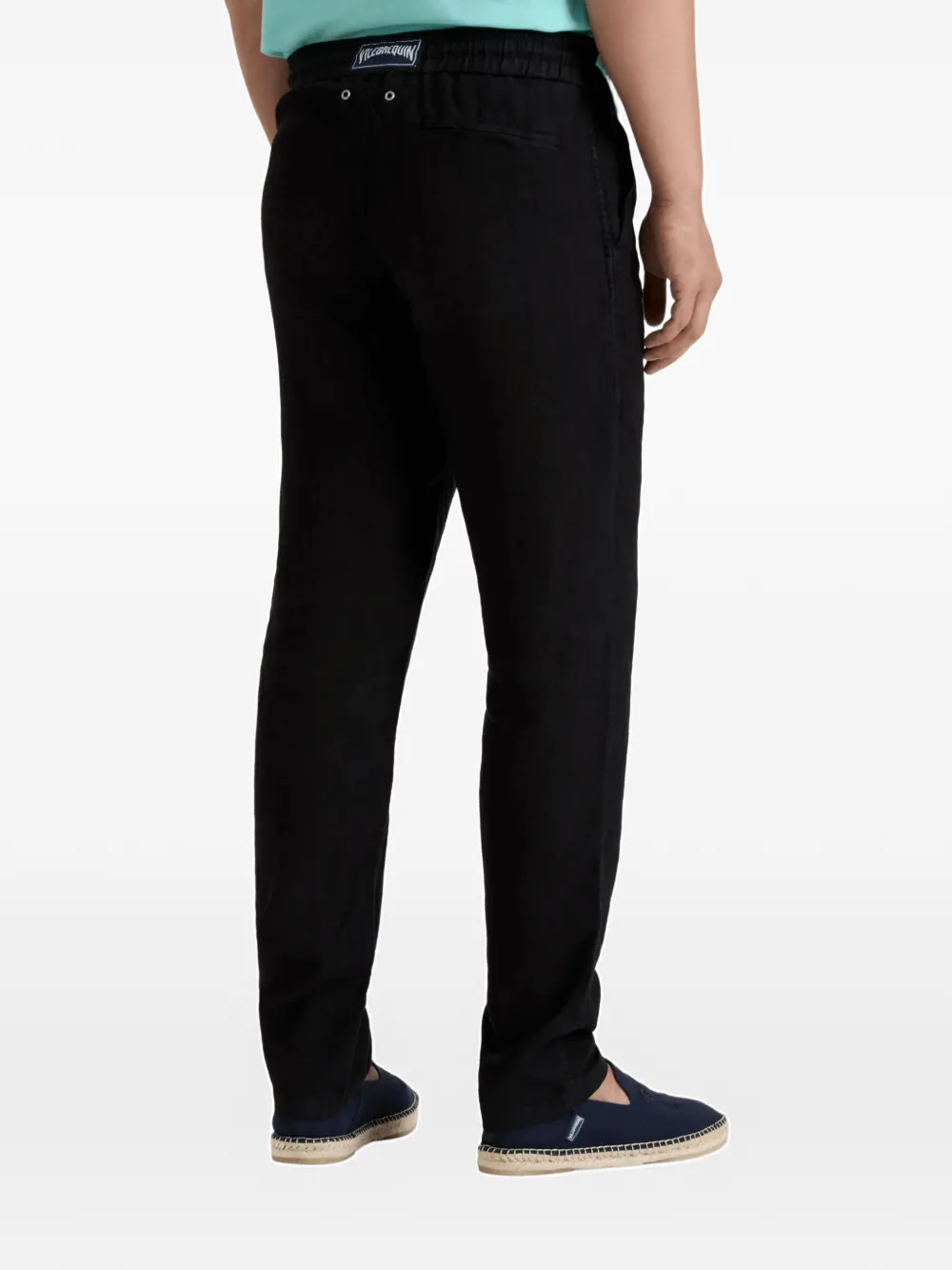  Vilebrequin Drawstring Regular-fit Trousers - Black 