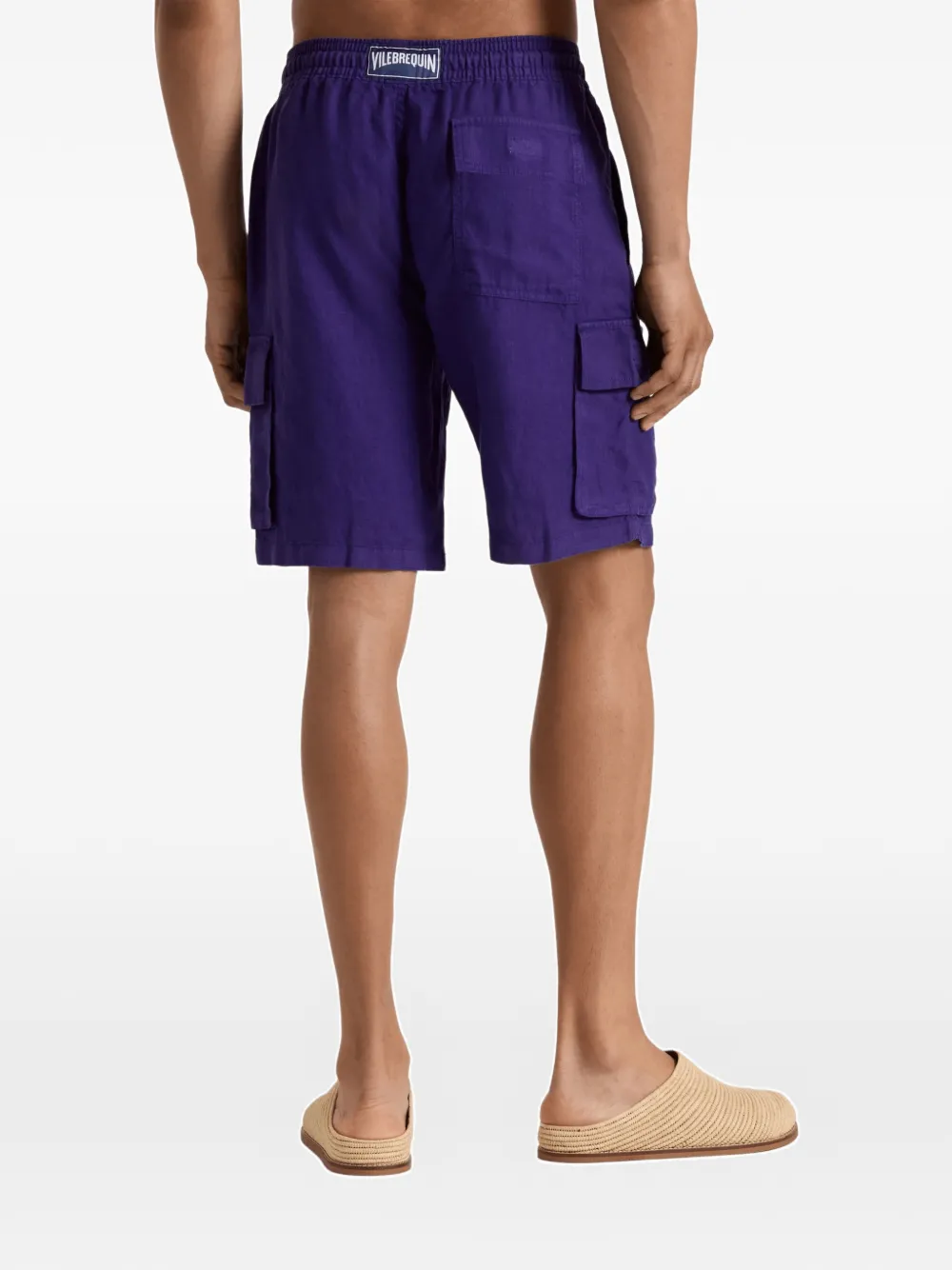 Vilebrequin Linnen bermuda shorts Paars