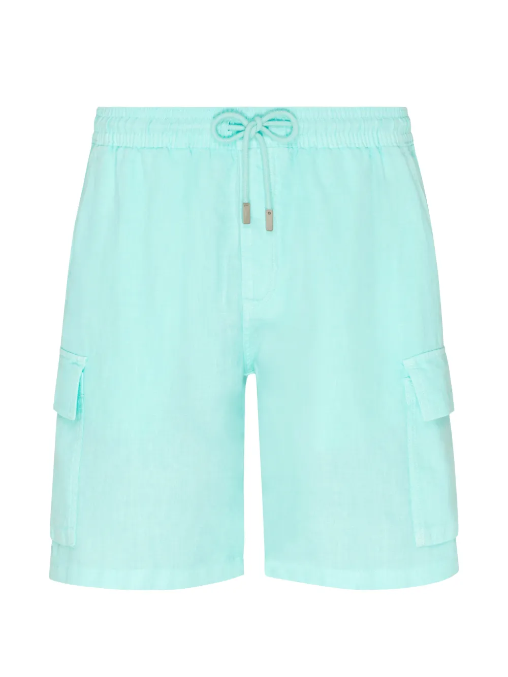 Vilebrequin cargo-pocket linen bermuda shorts - Blu