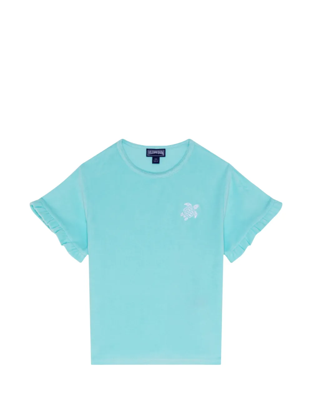 Vilebrequin Kids turtle-embroidered terry T-shirt - Blu