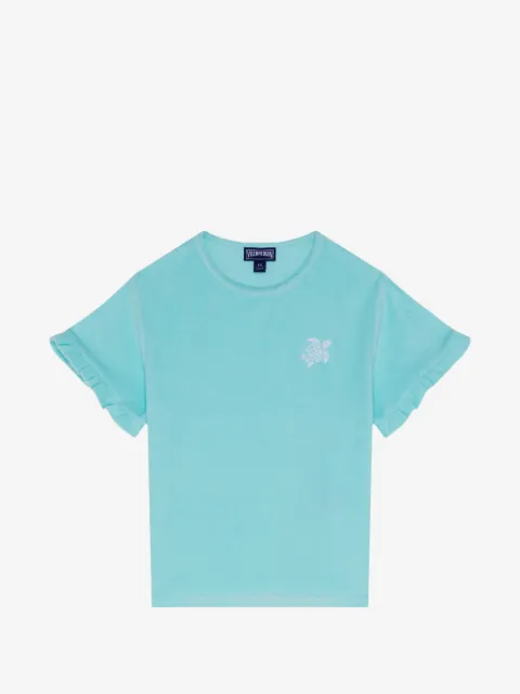 Vilebrequin Kids turtle-embroidered terry T-shirt