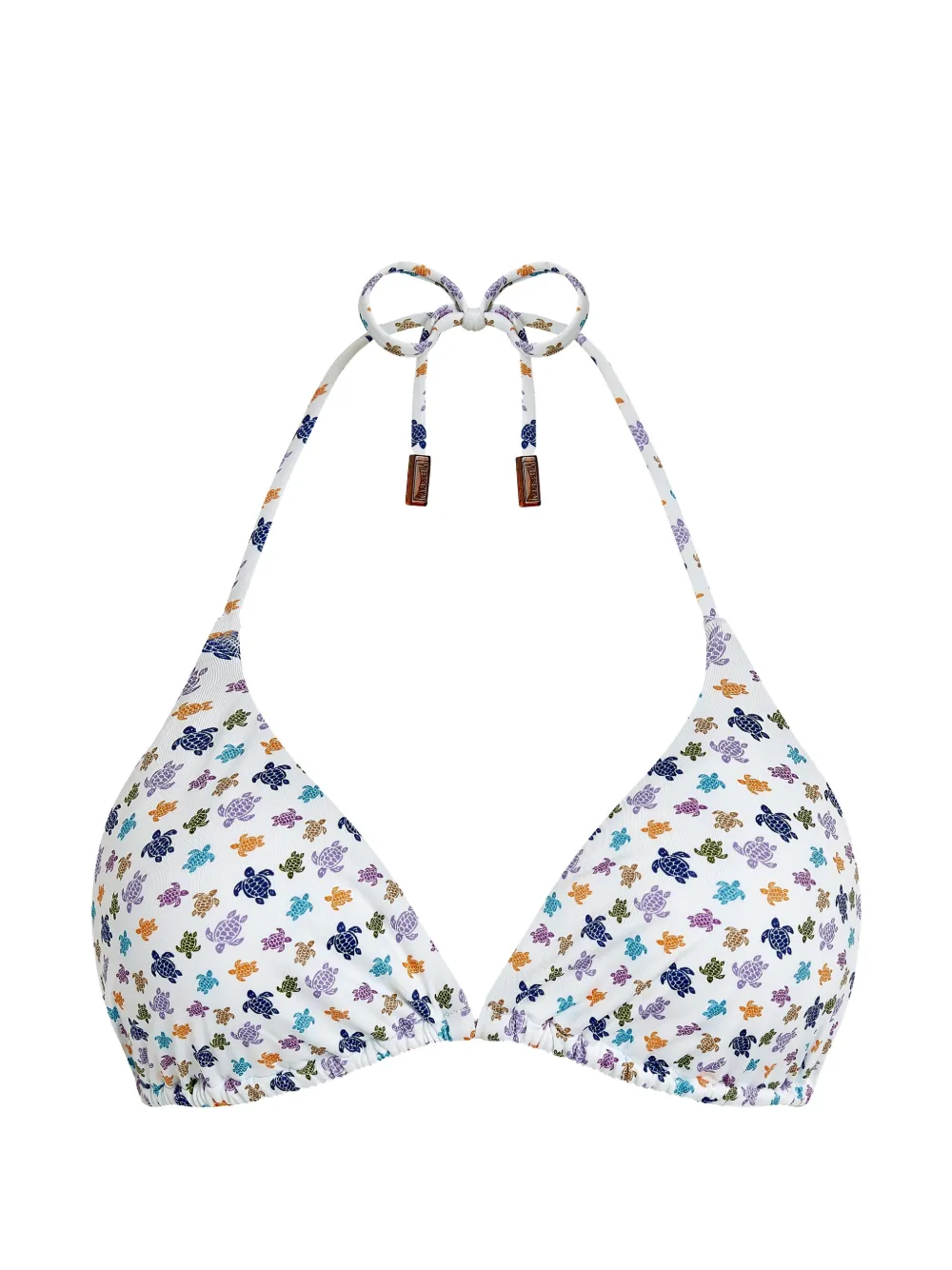 Vilebrequin Micro Ronde des Tortues bikini top - Bianco