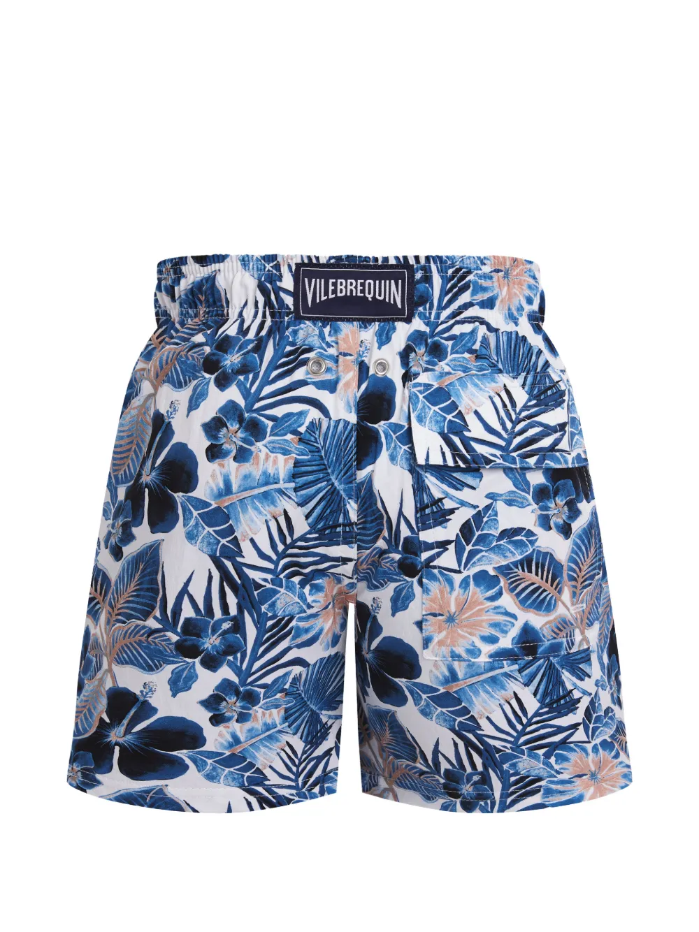  Vilebrequin Kids Elasticated Floral Swim Shorts - White 