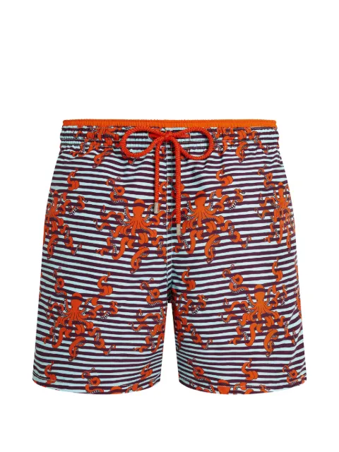 Vilebrequin shorts de playa Octopus in Stripes