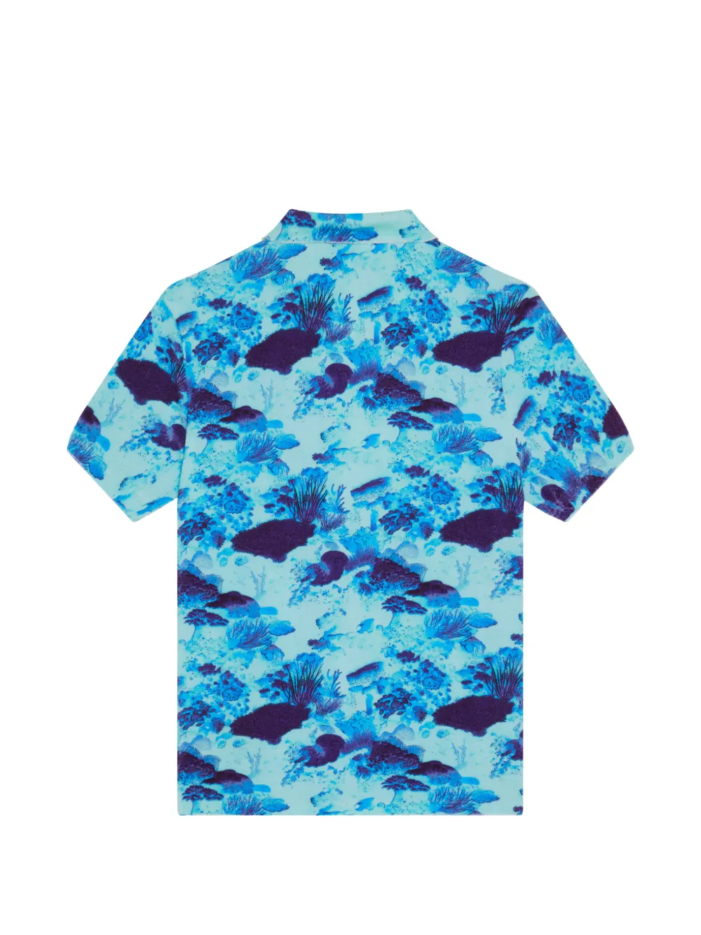 Vilebrequin Coral Reef badstof poloshirt Blauw