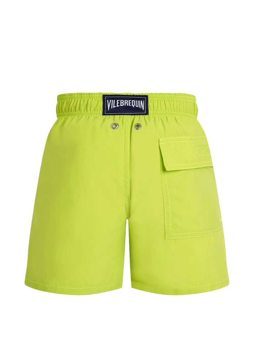 Vilebrequin Kids Zwembroek met logopatch Groen