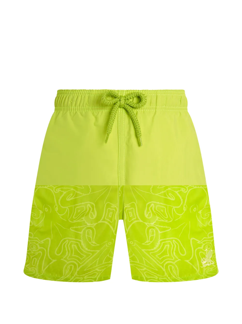 Vilebrequin Kids Zwembroek met logopatch Groen
