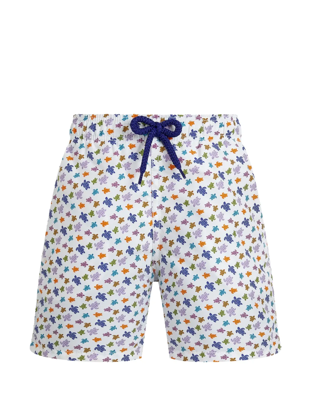Vilebrequin Kids elasticated-waistband patterned swim shorts - Bianco