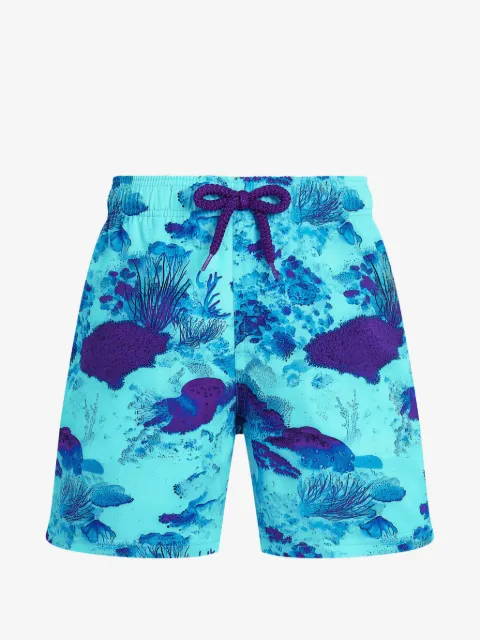Vilebrequin Kids Jirise ocean-print swim shorts