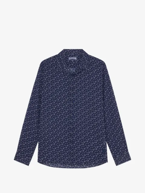 Vilebrequin turtle-print cotton shirt