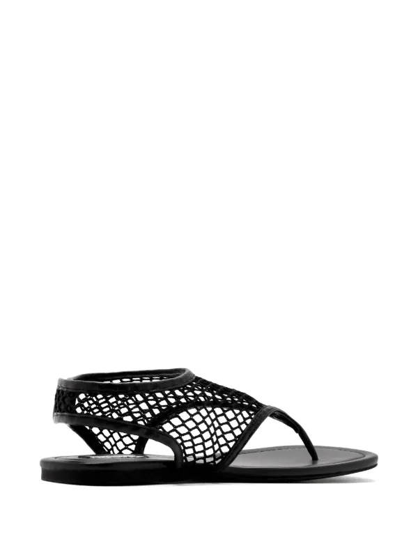 Senso Nika フィッシュネット サンダル | ブラック | FARFETCH JP