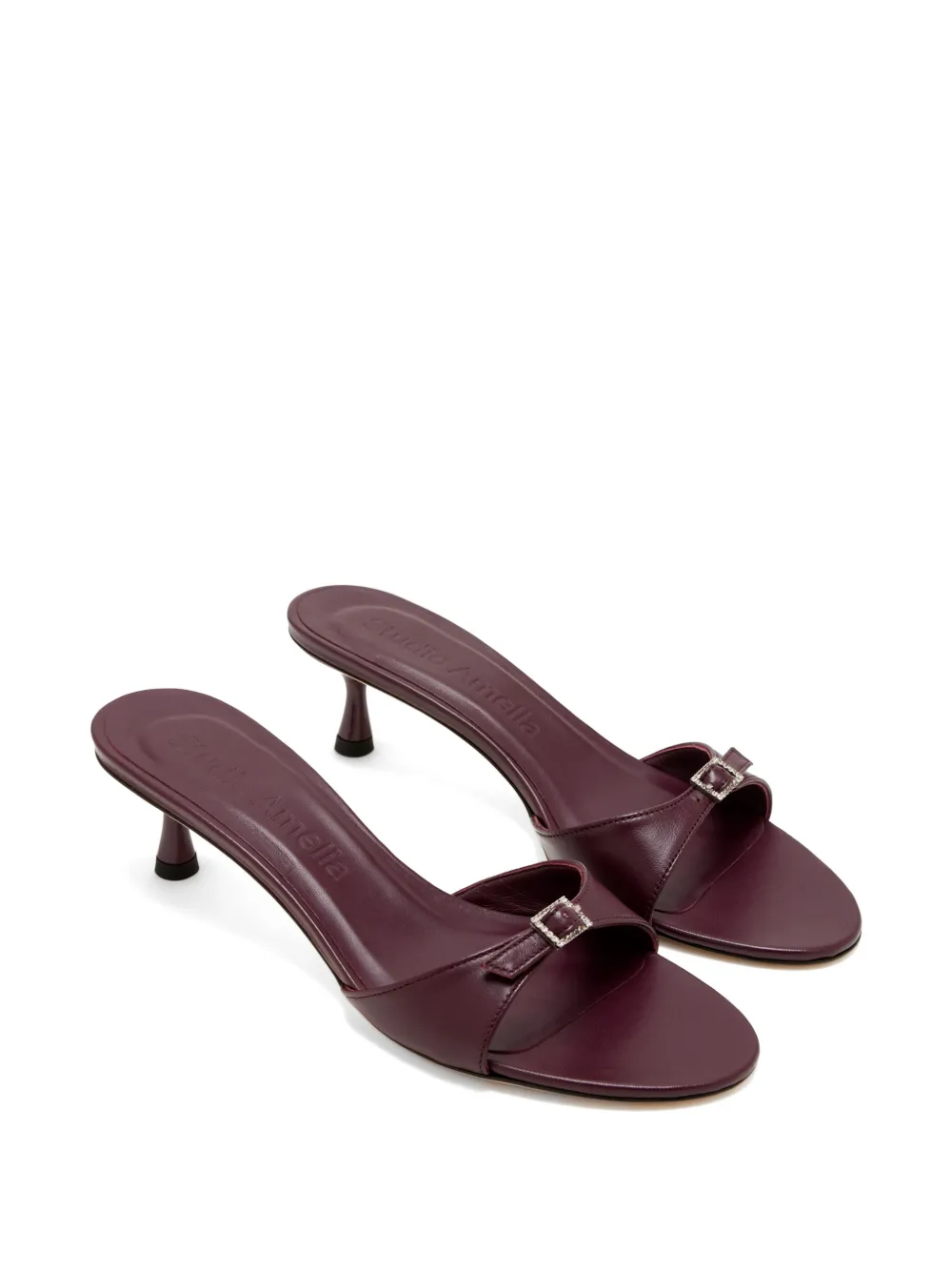 Studio Amelia Greta buckle-strap sandals Rood