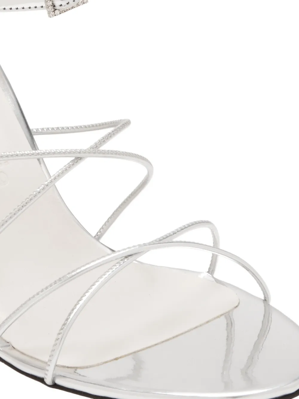 Studio Amelia Greta strappy heeled sandals Zilver