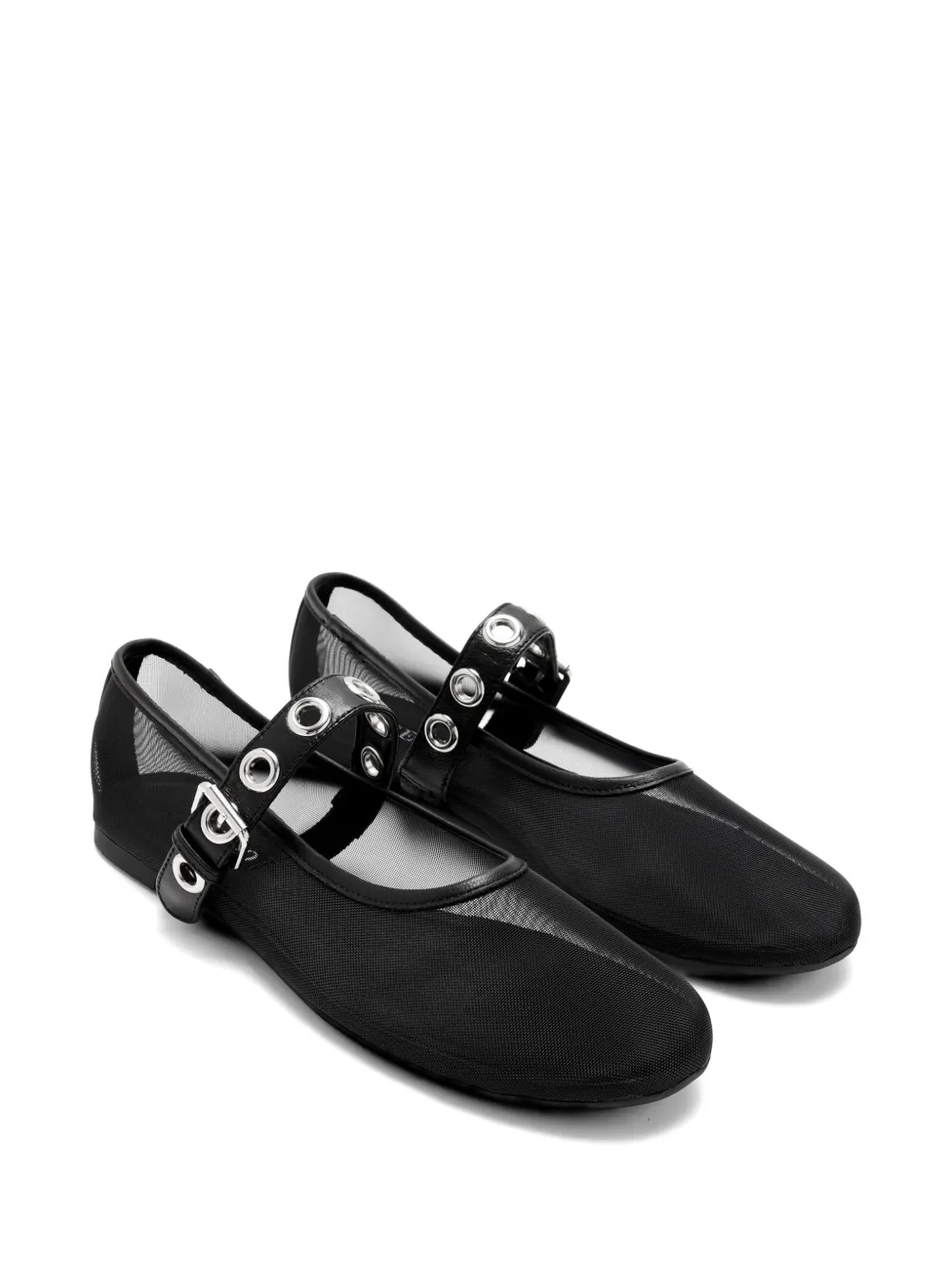 Senso Constance ballerina's met ringlets Zwart