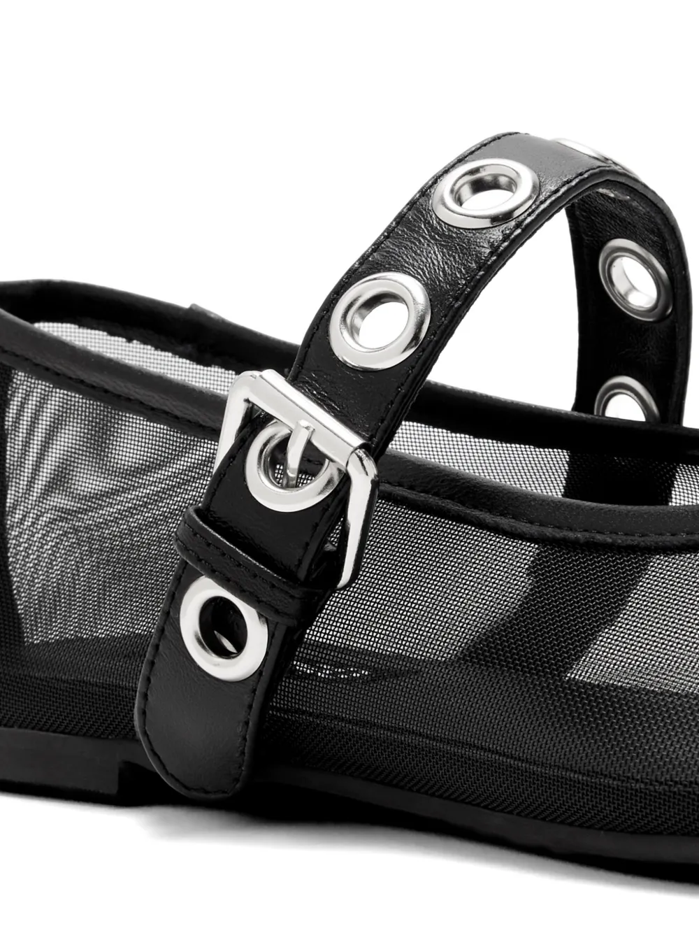 Senso Constance ballerina's met ringlets Zwart