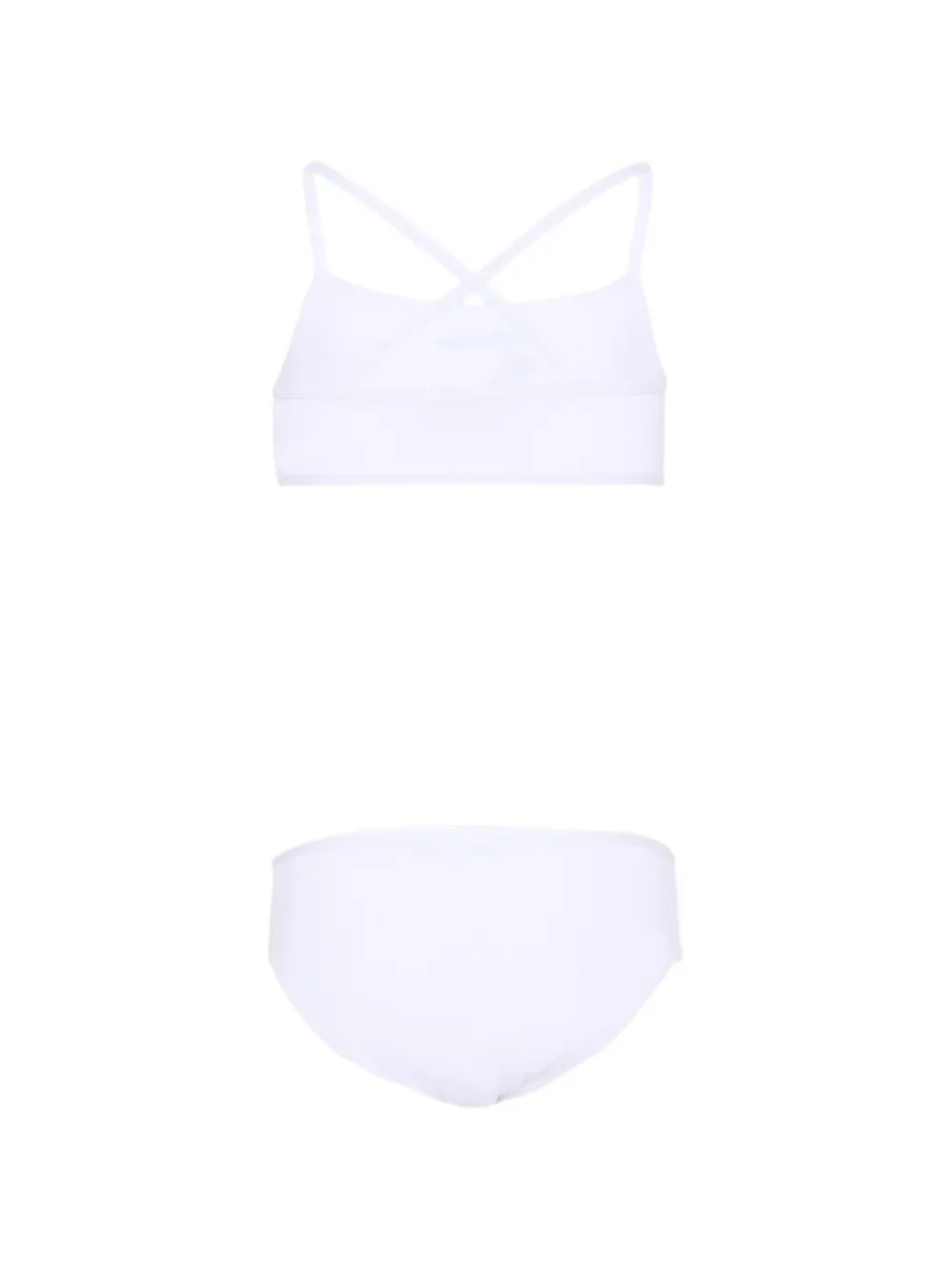 Moschino Kids Bikini met kersenprint Wit