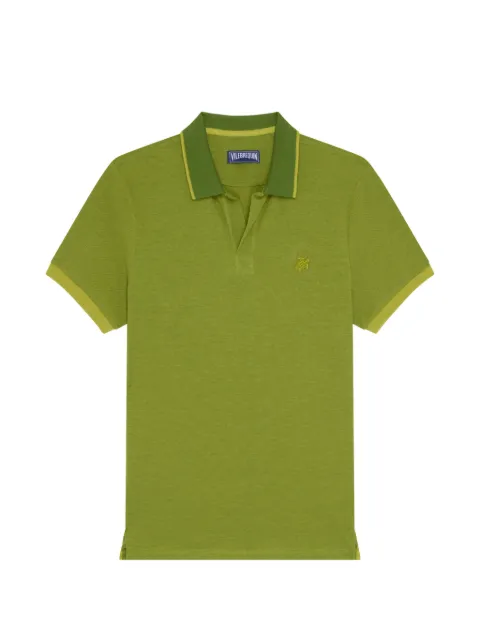 Vilebrequin embroidered turtle pique polo shirt