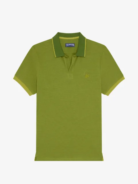 Vilebrequin embroidered turtle pique polo shirt