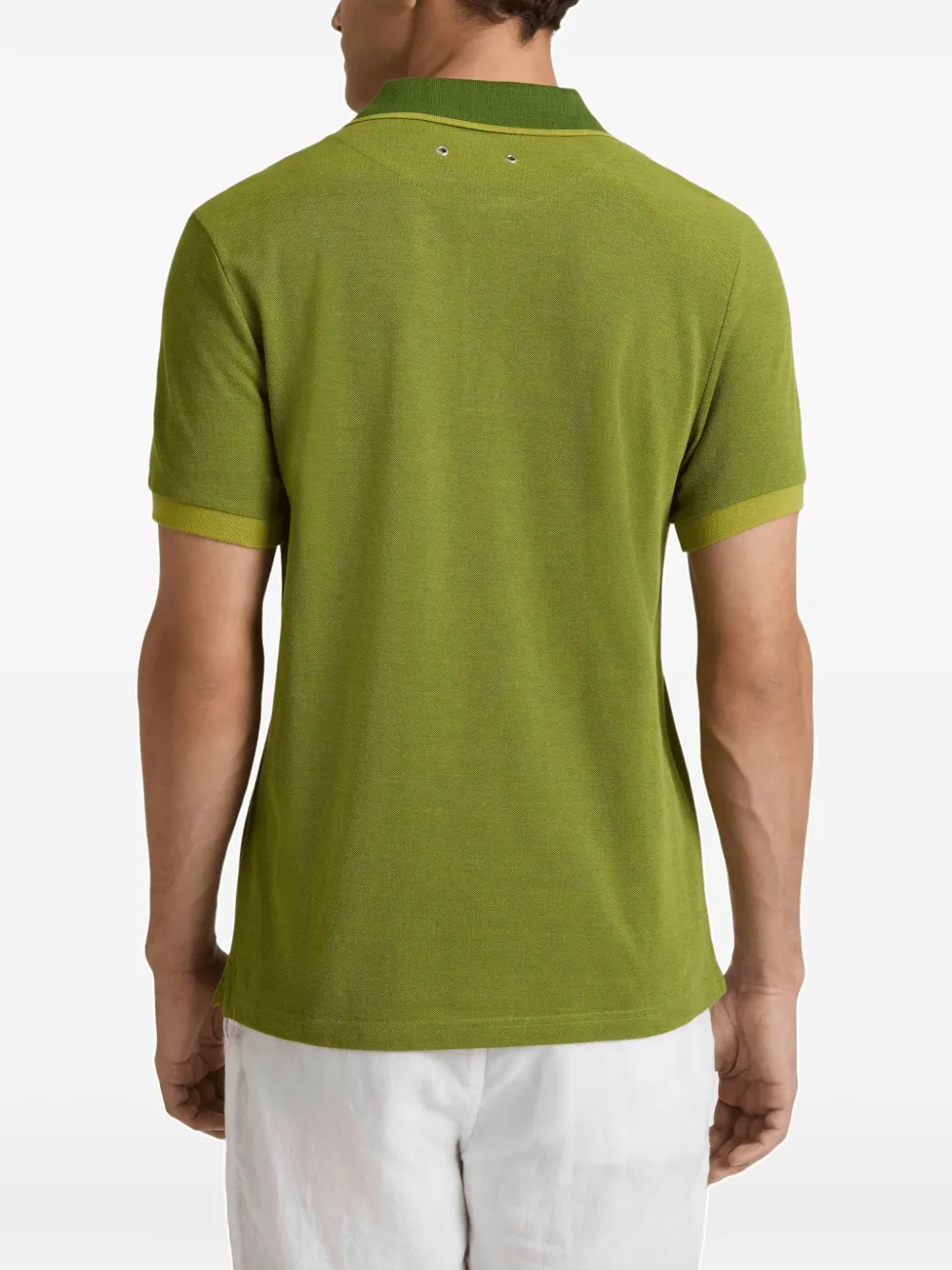 Vilebrequin Piqué poloshirt met schildpad-borduurwerk Groen