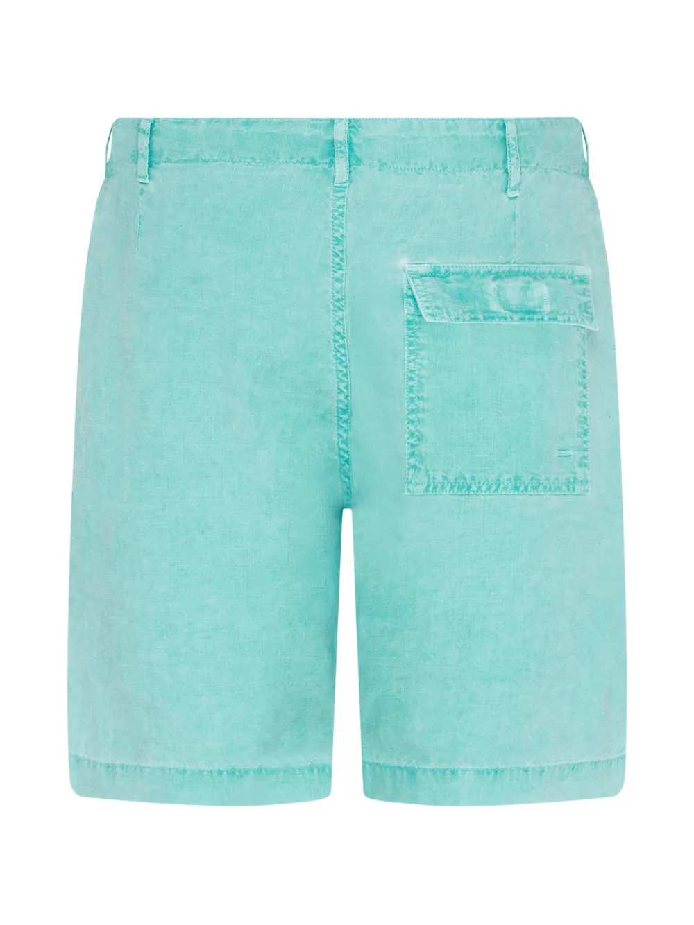 Vilebrequin Bermuda shorts met klepzak en platte taille Groen