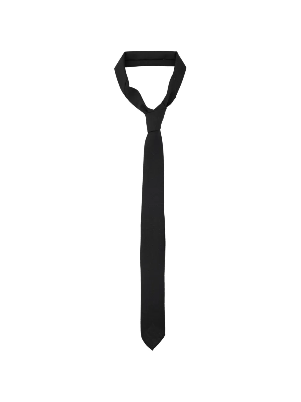 Lardini pointed-tip tie - Nero