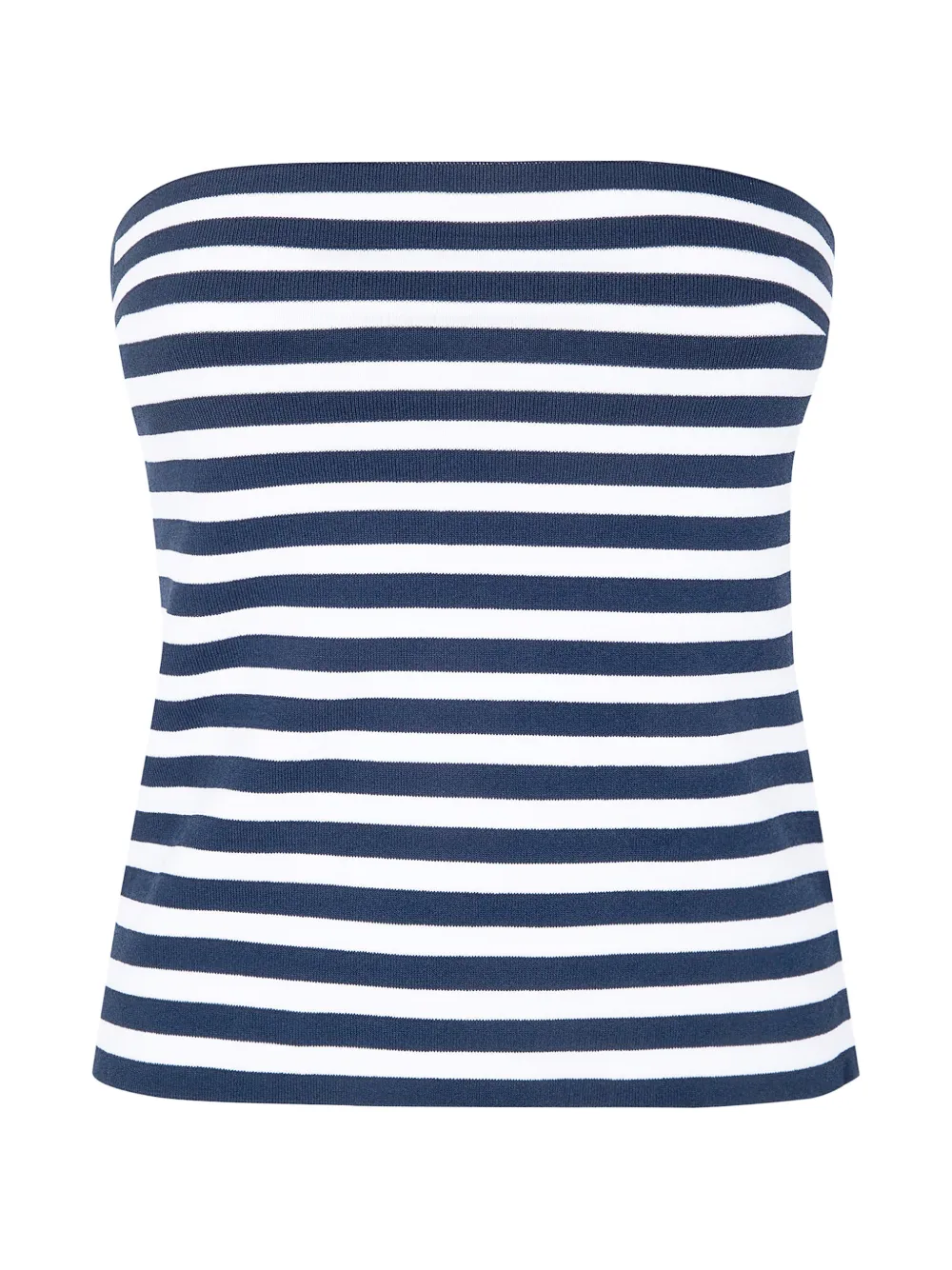 Liviana Conti striped bandeau top - Blu