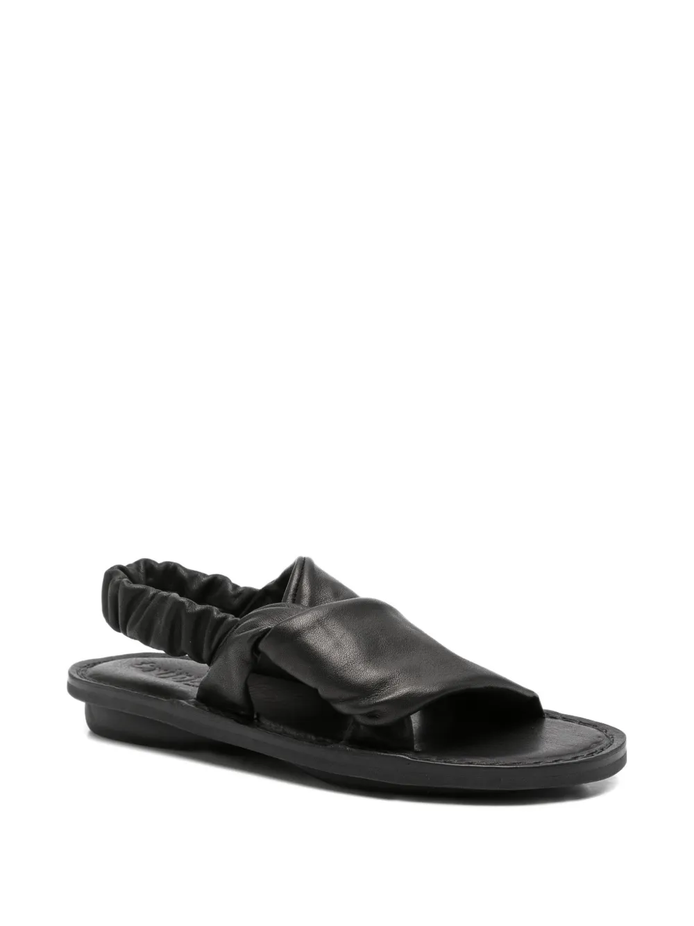Trippen Embrace leather sandals Zwart
