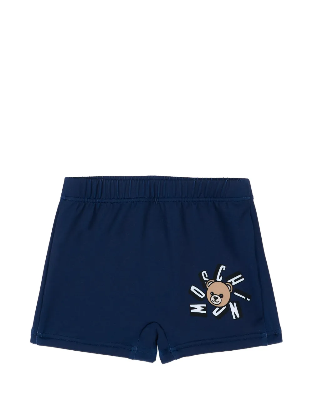 Moschino Kids bear graphic boxer - Blau