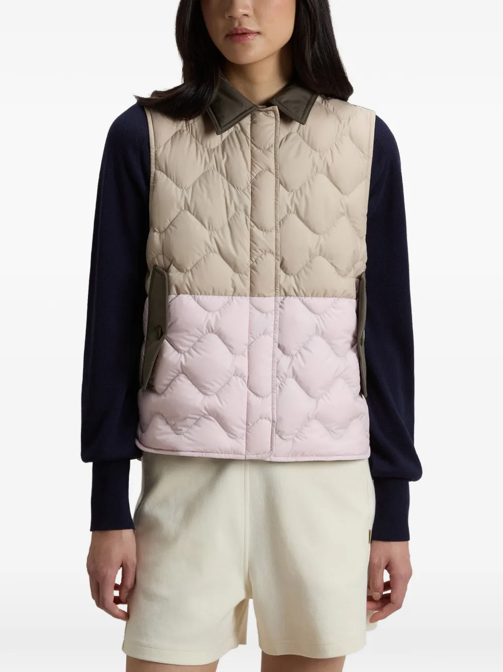 Woolrich Heritage gewatteerde top Groen