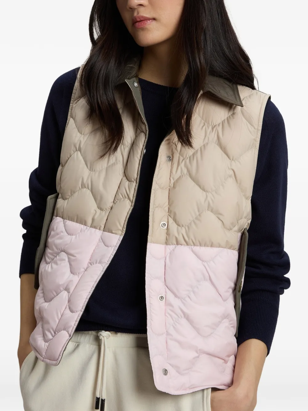 Woolrich Heritage gewatteerde top Groen