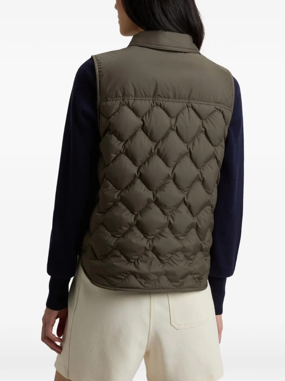 Woolrich Heritage gewatteerde top Groen