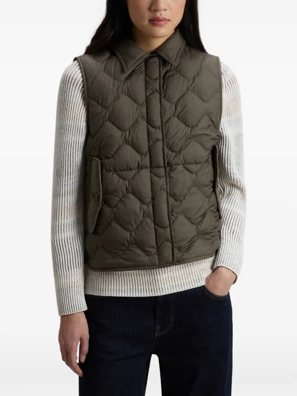 Woolrich Heritage キルティング ベスト | グリーン | FARFETCH JP